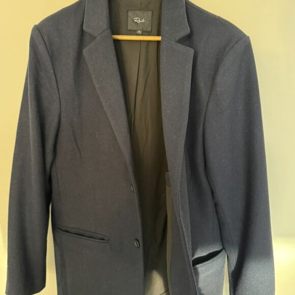 Men Rains Wool Navy Jacket - Pre-Owned, Excellent Condition - Picture 3 of 3